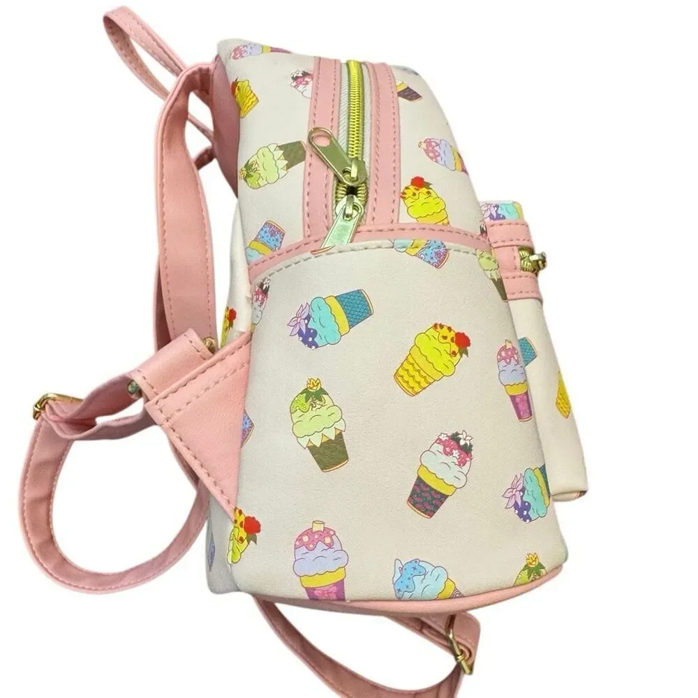 Loungefly Disney Princess Ice Cream Mini Backback Light Pink - Picture 3 of 8